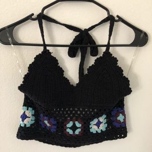 Knitted halter top. Worn a couple times size M.